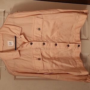 GAP Women's Peach Jacket NWOT